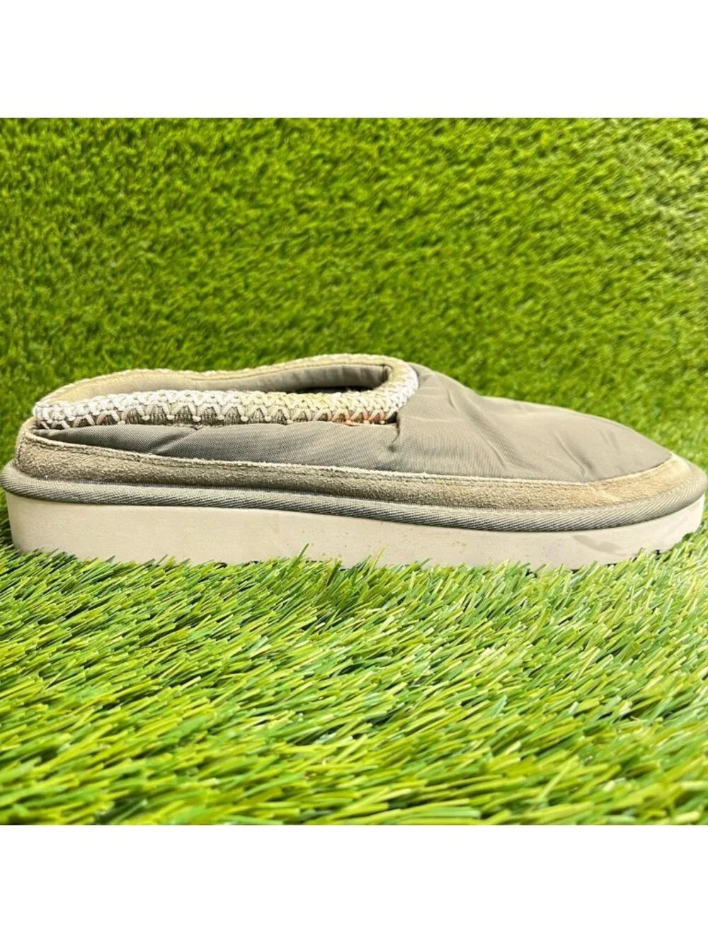 UGG Tasman Mens Size 9‎ Green Casual Classic Outdoor Slip On Slippers Shoes